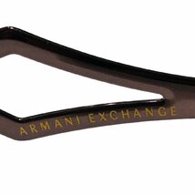 ARMANI EXCHANGE アルマーニエクスチェンジ サングラス AX2009S 6033/13 59口16 135 hyde着用同モデル ブラウン系 ケース付_画像8