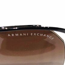 ARMANI EXCHANGE アルマーニエクスチェンジ サングラス AX2009S 6033/13 59口16 135 hyde着用同モデル ブラウン系 ケース付_画像6