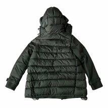 MONCLER モンクレール HARRIET ハリエット ダウンジャケット フード付き カーキ系 ポリエステル ダウン×フェザー レディース サイズ 0_画像2