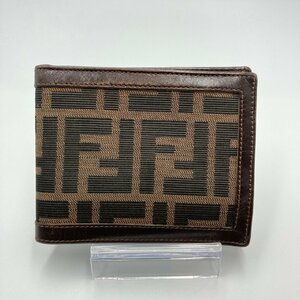 FENDI フェンディ ズッカ柄 二つ折り財布 二つ折り財布