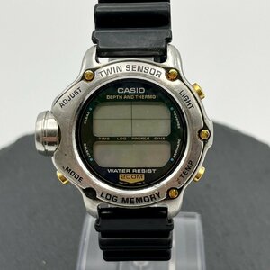 CASIO カシオ DEP-600 LOG MEMORY TWIN SENSOR DEP-600 電池切れ ジャンク 腕時計 メンズ