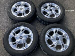 アルミホイール　ツヴァイスピード　14インチ　5J オフセット42 マルチ　175/65R14 希少サイズ　スズキ　kei など　スタッドレス用に