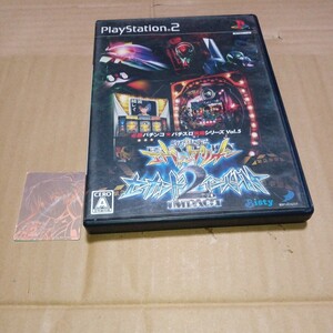 PS2☆CR新世紀エヴァンゲリオンセカンドインパクト&パチスロ新世紀エヴァンゲリオン☆シール付き♪状態良い♪管理番号C