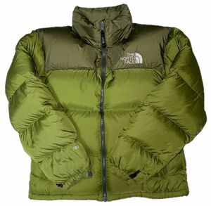 【美品】THE NORTH FACE ヌプシ700シリーズ ダウンジャケット(希少カラー)カーキ&グリーン