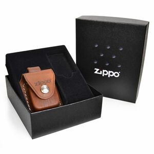 ZIPPO レザーポーチ ギフトセット LPLB | ジッポー オイルライター