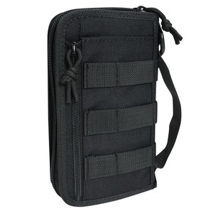 タクティカルウォレット 1000Dナイロン生地製 ハンドバッグ ユーティリティー [ ブラック ] セカンドバッグ 財布 札入れ