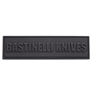 BASTINELLI KNIVES パッチ ブランドロゴ ベルクロ付き PVC製 バスティネリ ミリタリーワッペン ナイフロゴ
