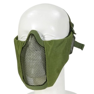 TAKTAK ハーフフェイスガード Half steel mesh mask 金属メッシュ MA0003 [ オリーブドラブ ]