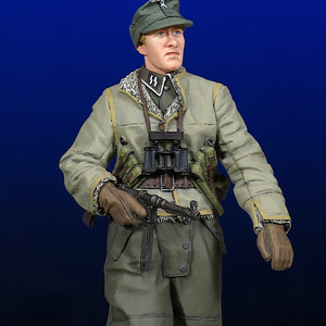 [193] 完成品 1/35 フィギュア WW2 ドイツ軍 ドイツ兵 武装親衛隊 下士官 ハリコフの戦い 1943 Painted and Built Figure 50mm