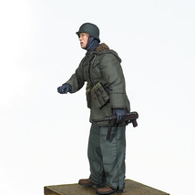 [194] 完成品 1/35 フィギュア WW2 ドイツ軍 ドイツ兵 武装親衛隊 東部戦線 戦争後期Painted and Built Figure 50mm_画像4