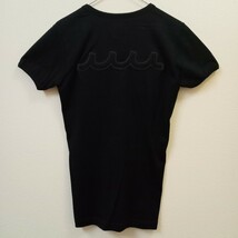 1円〜　AKM muta Vネック　Tシャツ カットソー　コラボ　メンズ　ブラック 半袖Tシャツ　1piu1uguale3　wjk_画像2