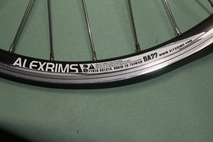 ■ALEXRIMS 20インチ（451）ホイール 前後セット アレックスリム DA22 451 14 6061H-T6 中古