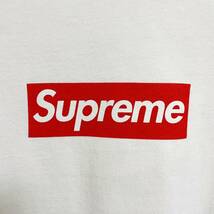 Supreme Box Logo L/S Tee White Red M 20aw 2020年 白 赤 ホワイト レッド ボックスロゴ ロンT ロングスリーブ 胸ロゴ_画像3