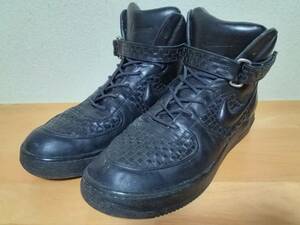 激レア！観賞用！NIKE AIR FORCE 1 HIGH LUX Made in ITALY ナイキ エアフォース1 ハイ ラックス 黒　28.5cm dunk ダンク supreme