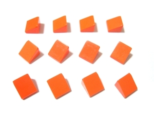凸レゴ凸　%54200　1x1スロープ33度（オレンジ）　12個