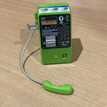 MC-D8 公衆電話ガチャコレクション　公衆電話　NTT 緑　液晶画面　ガチャガチャ　ガチャポン　ミニチュア　フィギュア_画像2