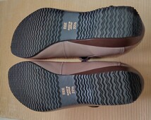 婦人革靴　22.5 3E EEE Portee from Kobe モカ茶　日本製　２回使用_画像3