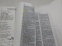 4K0712◆Holy Bible Placed by The Gideons 書込み有▼_画像2