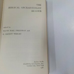 1E0249◆The Biblical Archaeologist Reader G. Ernest Wright (ク）の画像3