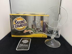 中古品 BONOX GLASS SOUND EXPANDER サウンドエキスパンダー A555-532 スピーカー ダルトン ガラス