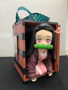 中古品 USJ 鬼滅の刃 竈門 禰豆子 ポップコーンバケツ ユニバーサルスタジオジャパン ねずこ フィギュア グッズ