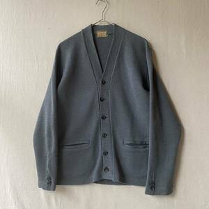 50s USA vintage knitted cardigan / wool gray Vintage 40s 60s K3-11026-9376 sale