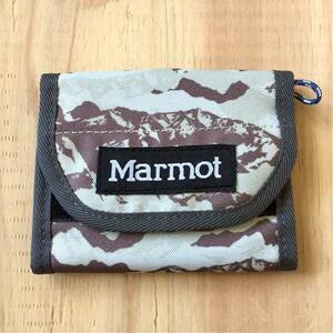 美品 好日山荘 Marmot Wallet マーモット ウォレット 三つ折り財布 ナイロン製 アメリカ カリフォルニア州サンタローザ アウトドアブランド