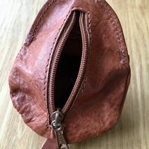 美品 URBAN RESEARCH Cap type Leather Coin case アーバンリサーチ キャップ型コインケース 小銭入れ 牛革 本革 ベースボールキャップ_画像7