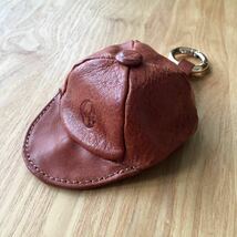 美品 URBAN RESEARCH Cap type Leather Coin case アーバンリサーチ キャップ型コインケース 小銭入れ 牛革 本革 ベースボールキャップ_画像1