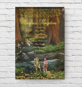 ムーンライズキングダム 映画ポスター ウェスアンダーソン US版 11×17インチ (27.9×43.2cm) mp1