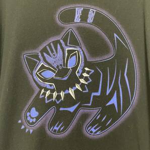 アメリカ古着 Black Panther ブラックパンサー 半袖 Tシャツ XXLサイズ ビッグサイズ コットン 【Q48】の画像6