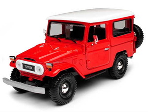 1/24 モーターマックス☆トヨタ ランドクルーザー 40 ランクル FJ40 赤色 限定品