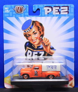 1/64 M2マシーン 1950 スチュードベーカー トラック Studebaker 2R Truck「PEZ」オレンジ