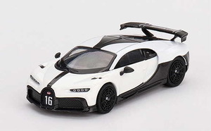 1/64 MINI-GT Bugatti Chiron ブガッティ シロン ピュールスポール ホワイト (左ハンドル)【569】