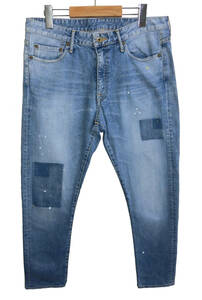 Я美品 JAPAN BLUE JEANS ジャパンブルージーンズ JB2301 CALIF HUNTINGTON ユーズド加工 デニムパンツ W32