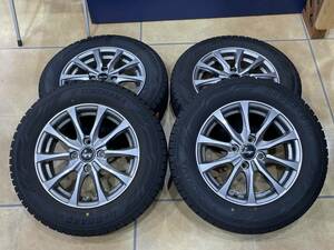 □YOKOHAMA・ Exceeder アルミホイール付きスタッドレスタイヤセット 175/70R14 2021年 良品□