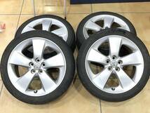 ◇ トヨタ 純正 30 プリウス ツーリング 17インチ アルミホイール PCD100 5H 7J +50 タイヤ付き 215/45R17 TOYOTA ◇_画像1