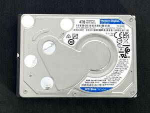 【送料無料】★ 4TB ★ WD40NPZZ【使用時間：41ｈ】　2021年製　稼働極少　Western Digital Blue　2.5インチ内蔵HDD/15mm/SATA600/5400