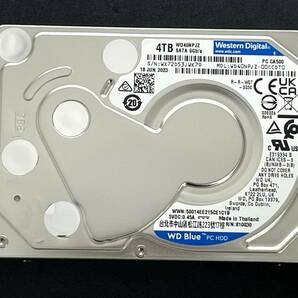 【送料無料】★ 4TB ★ WD40NPJZ【使用時間：56ｈ】 2023年製 稼働極少 Western Digital Blue 2.5インチ内蔵HDD/15mm/SATAの画像1