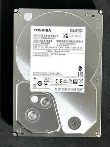 【送料無料】　★ 6TB ★　TOSHIBA / DT02ABA600V　【使用時間：0ｈ】　2023年製　新品 未使用　3.5インチ内蔵HDD　SATA　AVコマンド対応