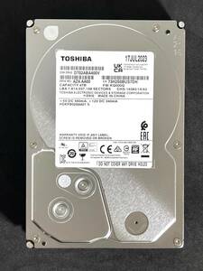 【送料無料】　★ 4TB ★　TOSHIBA / DT02ABA400V　【使用時間： 0 ｈ】　2023年製　新品 未使用　3.5インチ内蔵HDD　SATA　AVコマンド対応