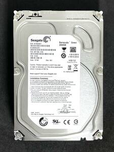 【送料無料】 ★ 2TB ★　ST2000DL001　/　Seagate　【 使用時間：1535 ｈ 】良品 3.5インチ内蔵HDD SATA　ST2000DL001-9VT156　FW: CC43