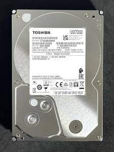 【送料無料】　★ 4TB ★　TOSHIBA / DT02ABA400V　【使用時間： 1983 ｈ】　2022年製　良品　3.5インチ内蔵HDD　SATA　AVコマンド対応