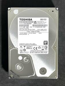 【送料無料】　★ 2TB ★　TOSHIBA / DT01ABA200V　【使用時間： 8739 ｈ】 良品　2021年製　3.5インチ内蔵HDD　SATA　AVコマンド対応