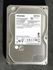 【送料無料】　★ 2TB ★　TOSHIBA / DT02ABA200V　【使用時間： 273 ｈ】 2023年製　稼働極少　3.5インチ内蔵HDD AVコマンド対応