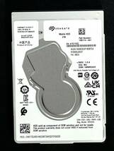 【送料無料】 ★ 2TB ★　Seagate　/　ST2000LM007　【使用時間：86ｈ】　2023年製　稼働極少　 2.5インチ 内蔵HDD/7mm厚/SATA_画像1