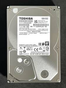 【送料無料】　★ 2TB ★　TOSHIBA / DT01ACA200　【使用時間：2134ｈ】　2022年製　良品　3.5インチ 内蔵 HDD　SATA600/7200rpm