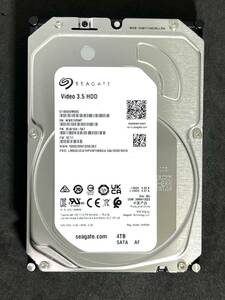 【送料無料】 ★ 4TB ★　ST4000VM005　/　Seagate 【 使用時間： 7 ｈ】2023年製 新品同様 Video 3.5インチ内蔵HDD　AVコマンド対応　SATA