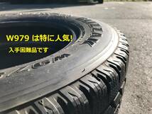 【M】安い 中古 ブリヂストン 205/70R16 W979 111/109L 6本セット 2021年製　スタッドレス _画像8