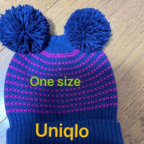 Uniqlo Heattech ニット帽 one size 帽子 ニットキャップ
